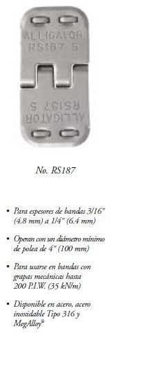 GANCHO RS187J48NC GALV. FLEXCO