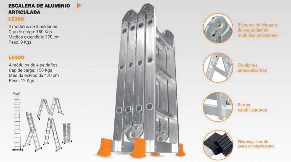 ESCALERA ALUMINIO MULTIFU   LQ