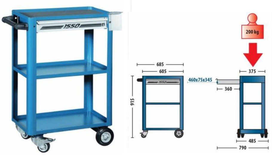 CARRO PORTA HERRAMIENTA GEDORE