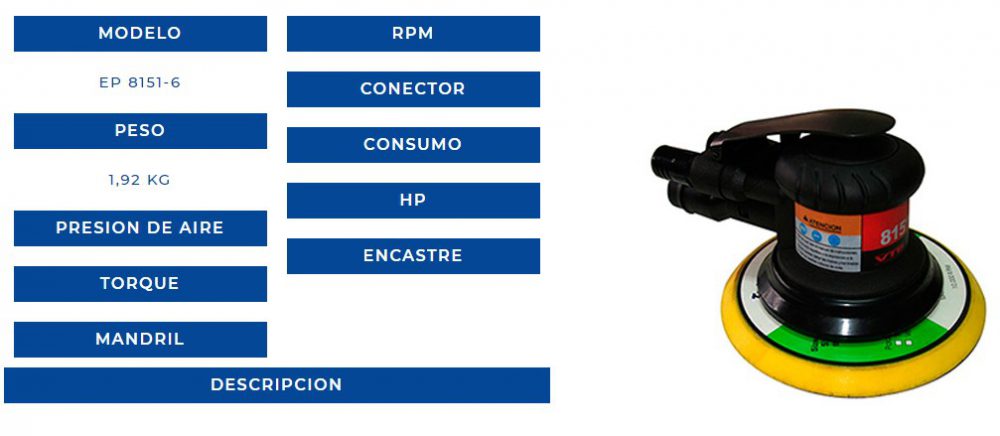LIJADORA ORBITAL 6"        VTB