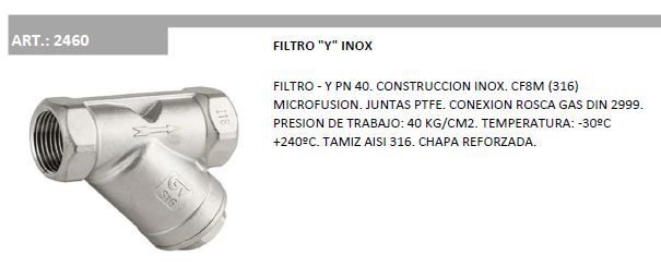 FILTRO "Y" INOX. 2"    GENEBRE