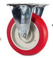 RUEDA NYLON/POLIU 100X30 INOX