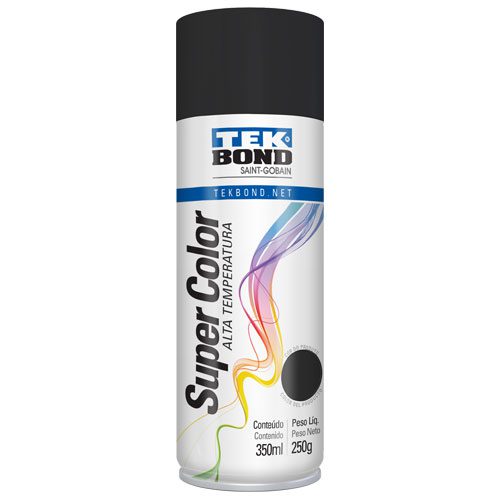 AEROSOL NEGRO MATE 250G TEKBON