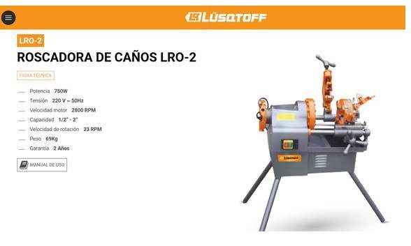 ROSCADORA DE CAÑO 750W      LQ