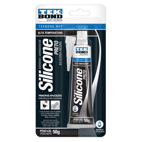 SILICONA NEGRA 50 GRS  TEKBOND