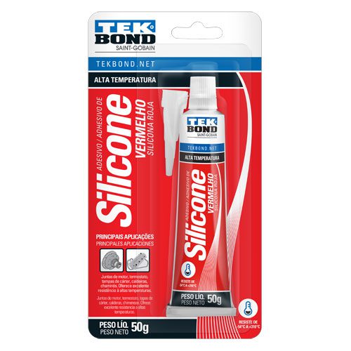SILICONA ROJA 50 GRS   TEKBOND