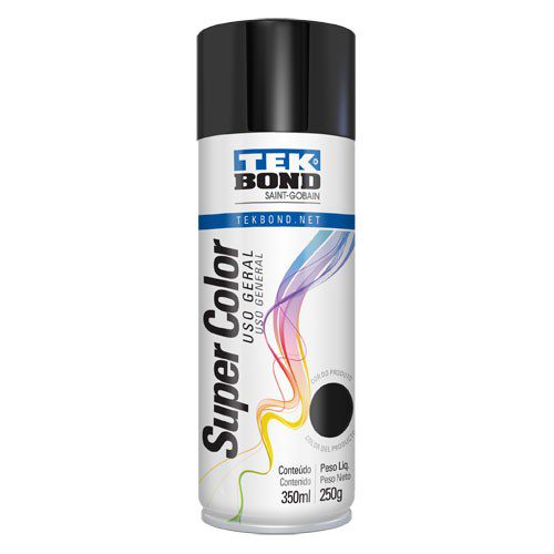 AEROSOL NEGRO MATE 250G TEKBON