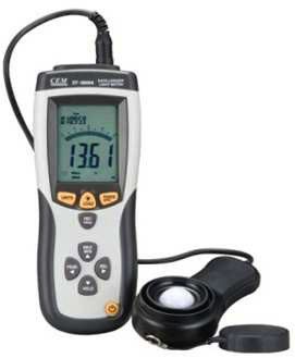 Doble click para ampliar LUXOMETRO C/DATALOGGER/PC CEM
