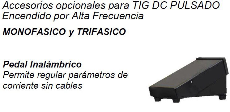 PEDAL INALAMBRICO PARA TIG AXO