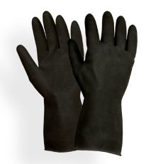 GUANTE LATEX NEGRO CORTO T10