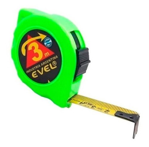 CINTA METRICA 3MTS C/FREN EVEL