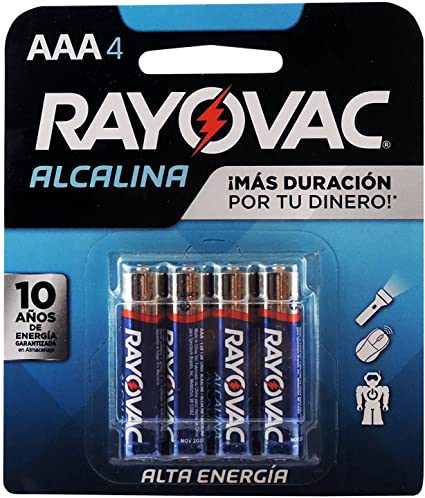 PILA ALCALINA AAA      RAYOVAC