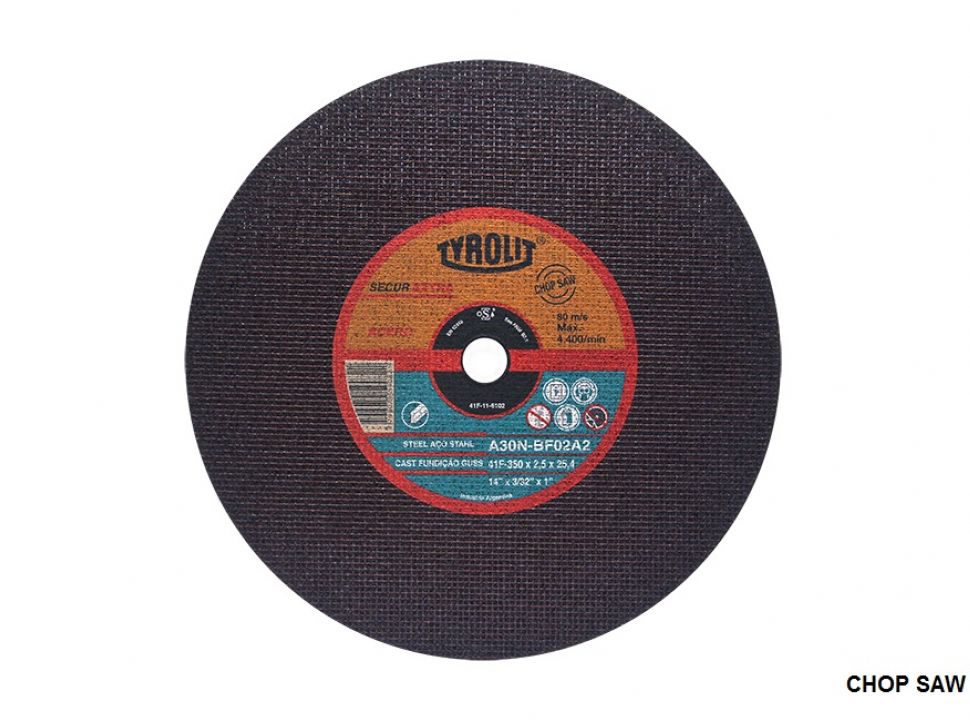 DISCO CORTE C/P 350X2.5 TYROLI